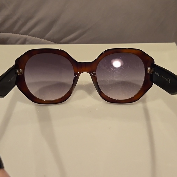 Fendi Tortoise Gray Gradient Brand New Sunglasses with Box main image 13